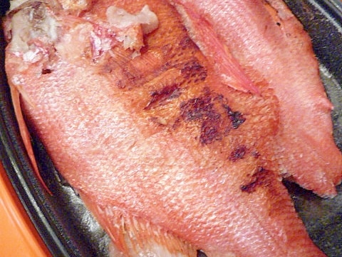 金目鯛の塩焼き♪